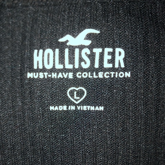size large hollister cozy ribbed top - Picture 2 of 2